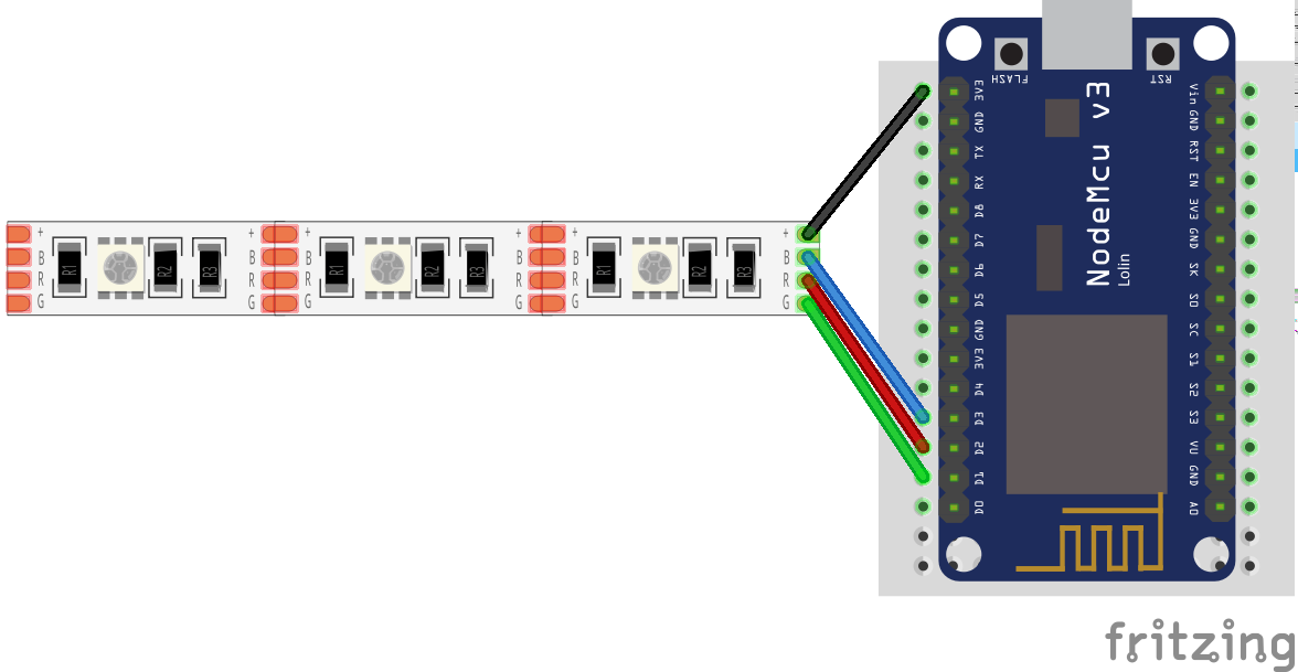 connection of the parts